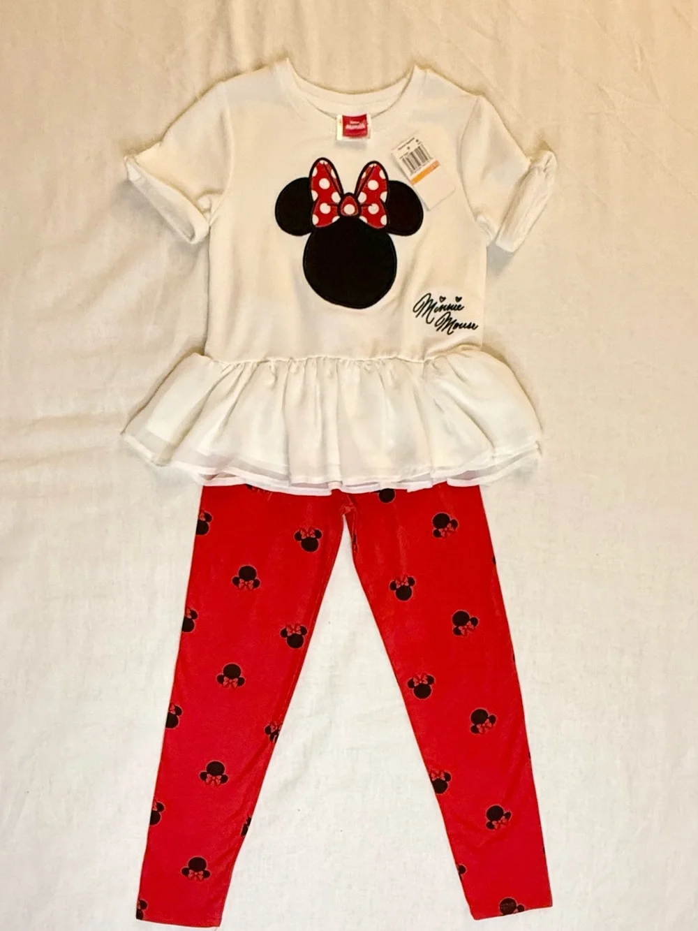 Disney Junior Minnie Mouse 2-Piece Outfit Set | Girls Size 6X | NWT
